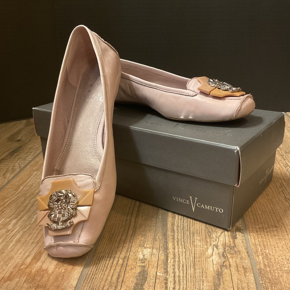 Vince Camuto Veruca flats in dusty rose size 8